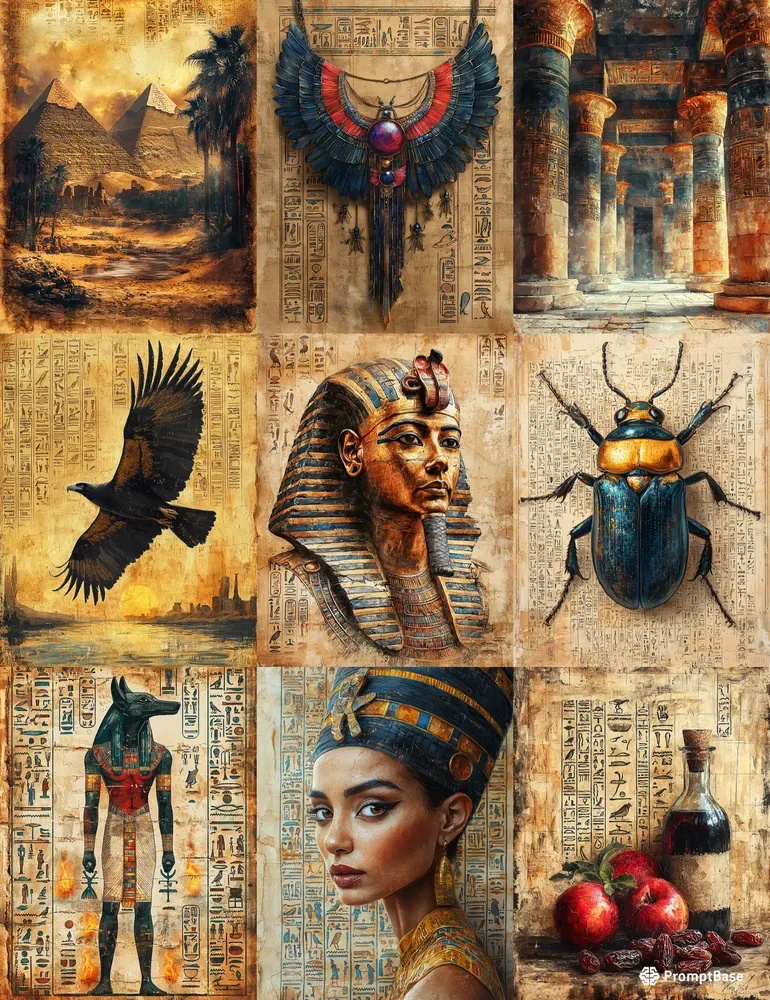 Ancient Egyptian Mystical Art