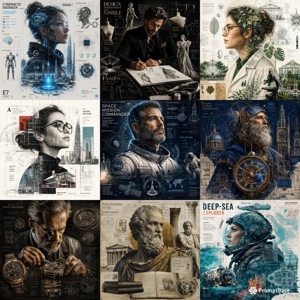 Architectural Portrait Fusion Premiums