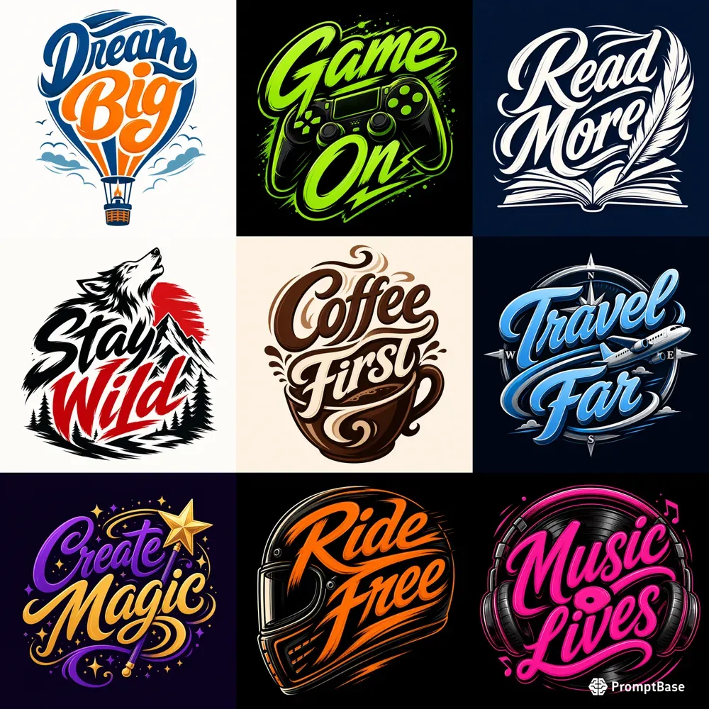 Creative Typography Logo Packs