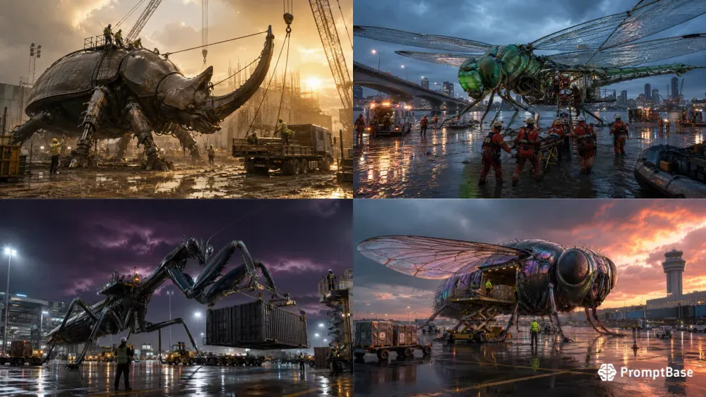 Colossal Insect Machines