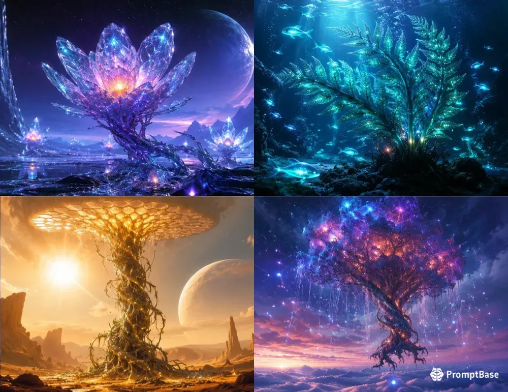 Alien Botanical Encyclopedia Generator