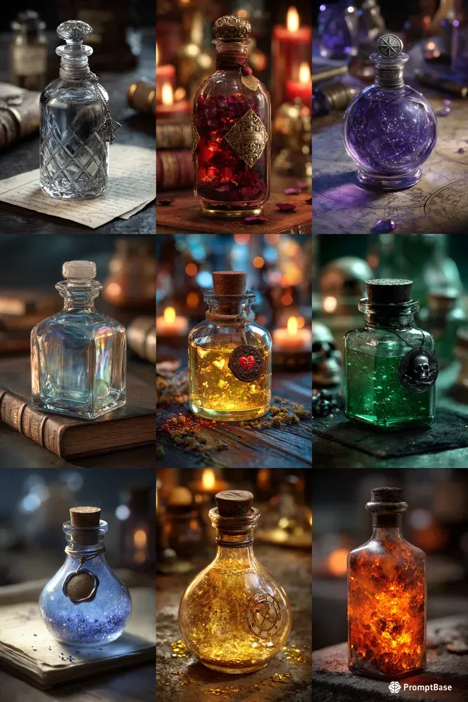 Alchemy Potion Art Generator