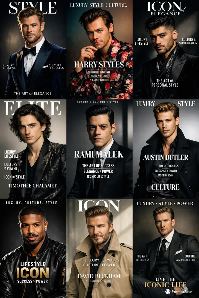 Elite Gq Mens Fashion Covers