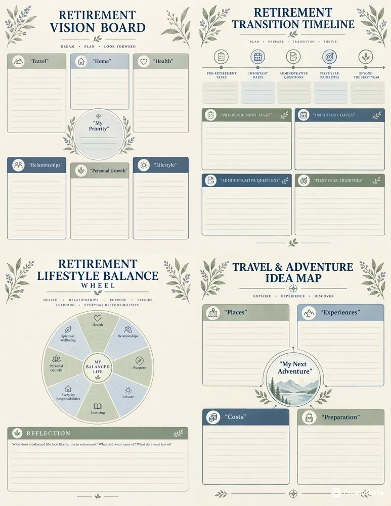 Retirement Planning Journal Printables