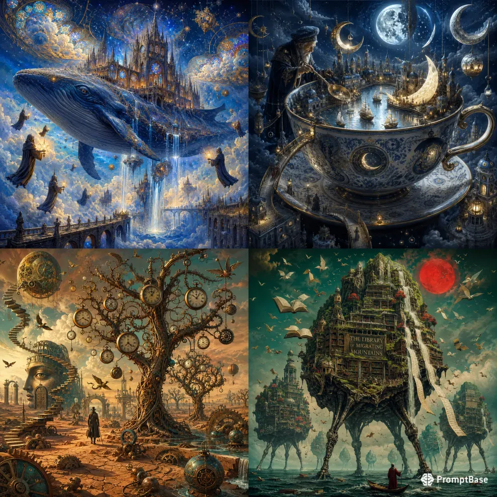 Dreamlike Surreal Worlds Unveiled Now