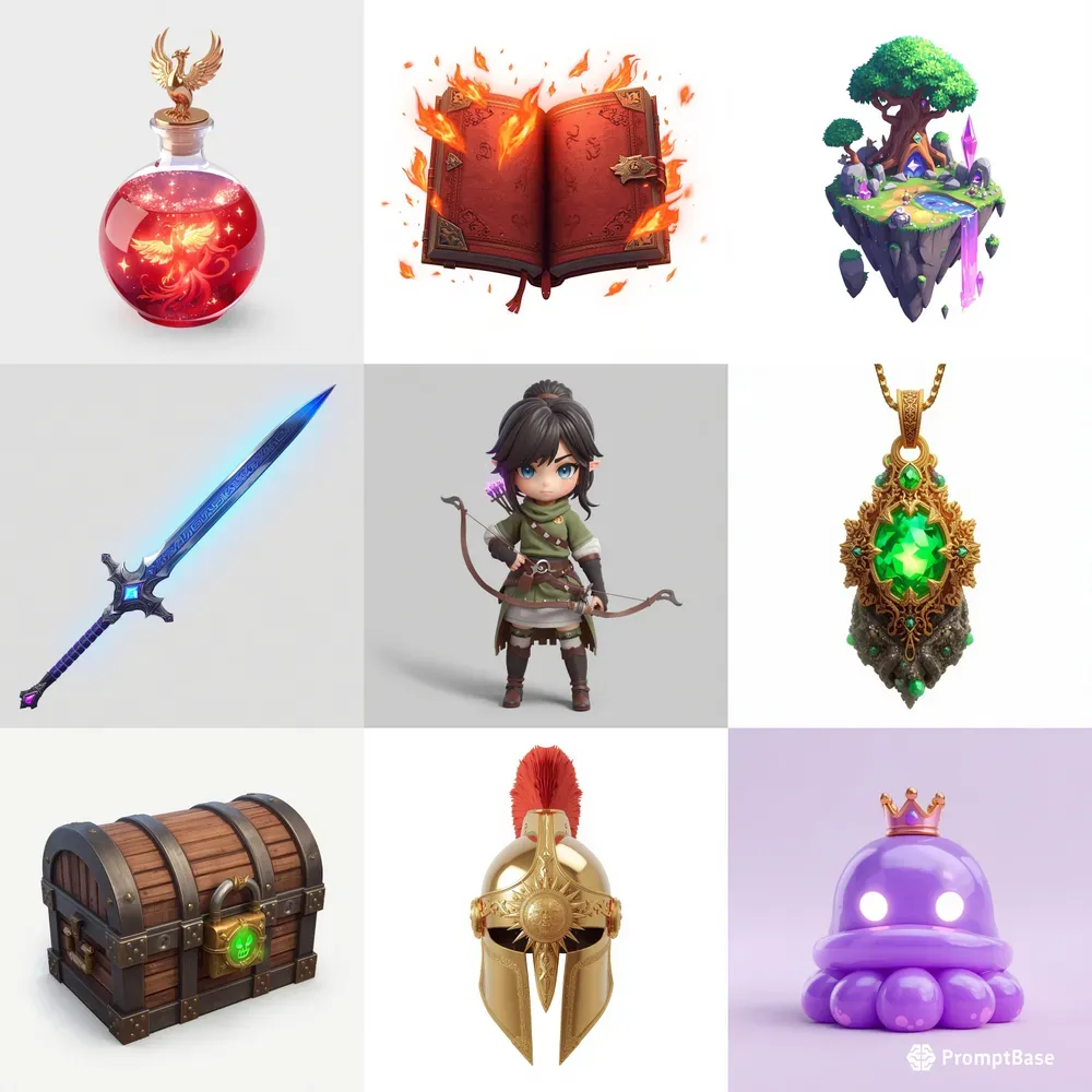 Anime 3D RPG Game Asset Generator