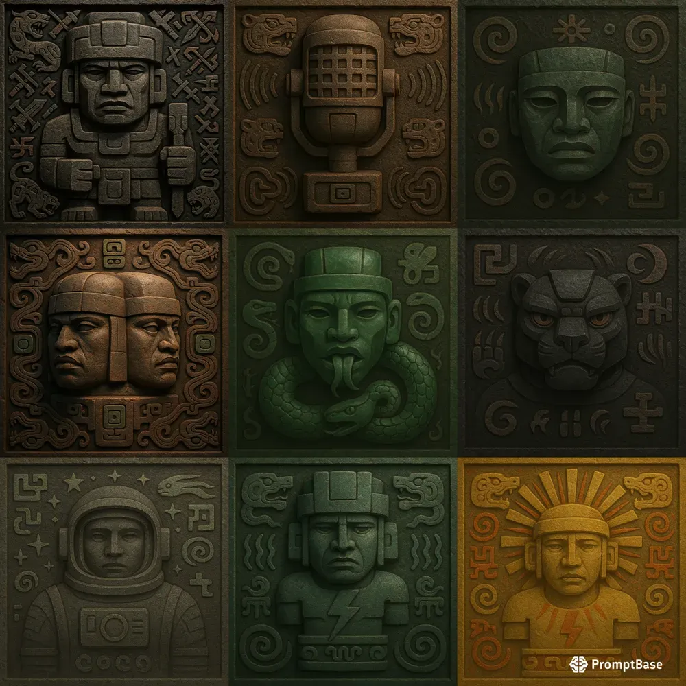 Mystic Stone Heads Game Artwork