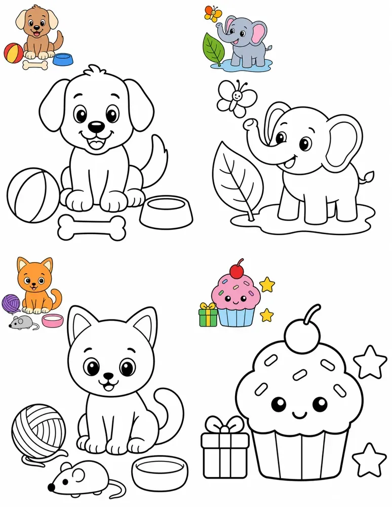 See Color Worksheets For Ages 4-6