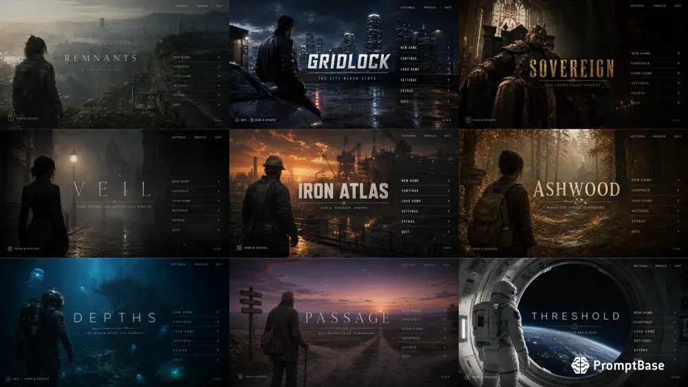 Aaa Game Main Menu Ui Interfaces
