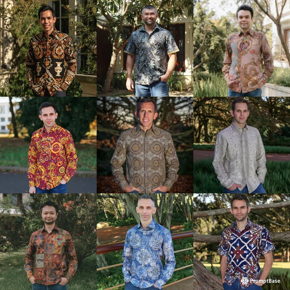 European Style Batik Shirts