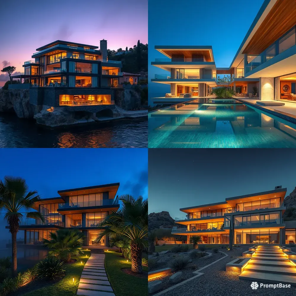 Real Estate Blue Hour Architecture