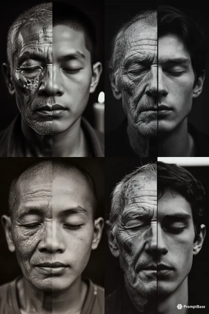 Time Split Portraits