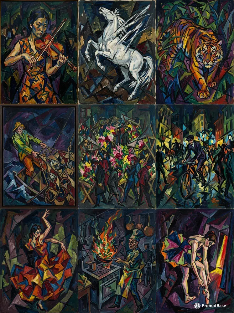 German Expressionist Scenes