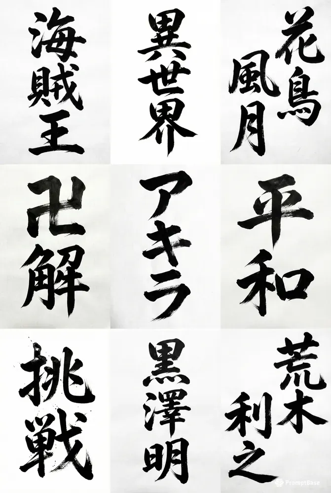 Japanese Calligraphy Art