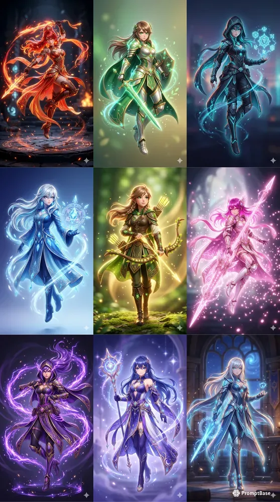 Anime 3D RPG Character Generator