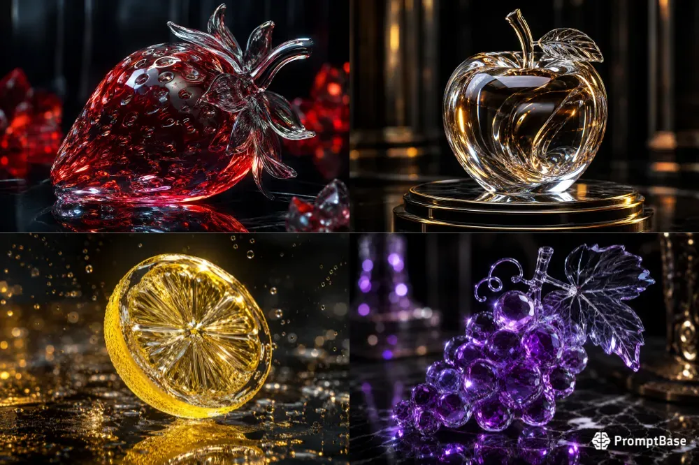 Glass Fruit Fantasy Sculpture Generator