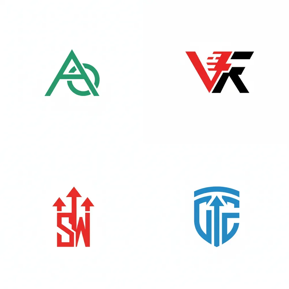 Geometric Lettermark Logos