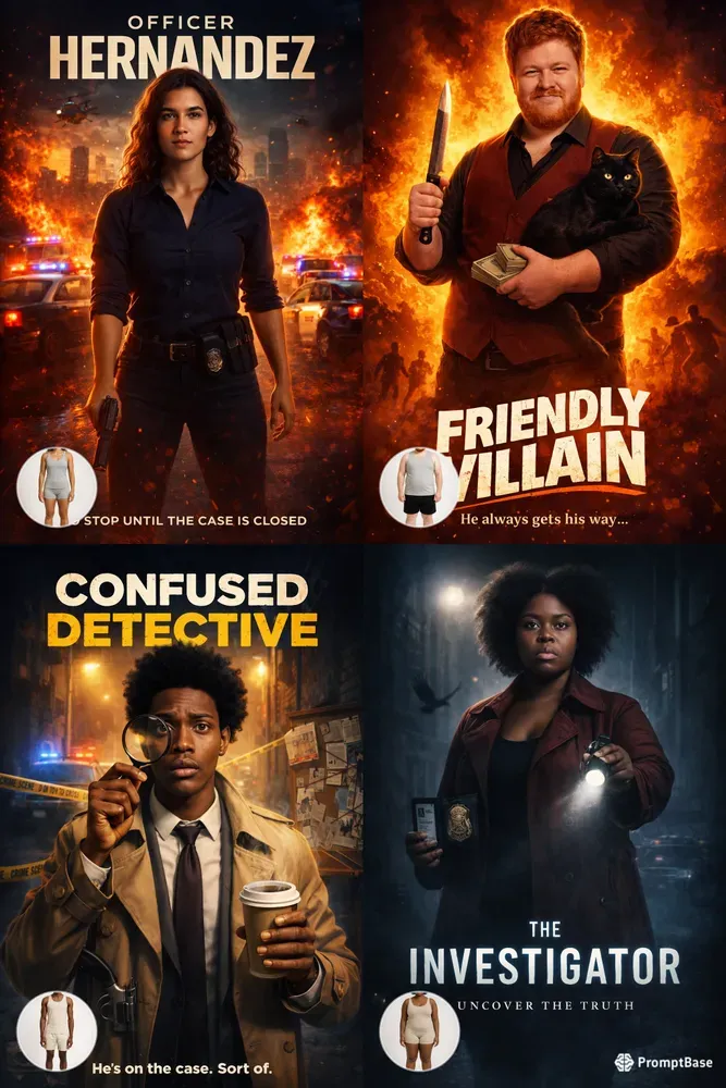 Main Character Movie Poster Generator