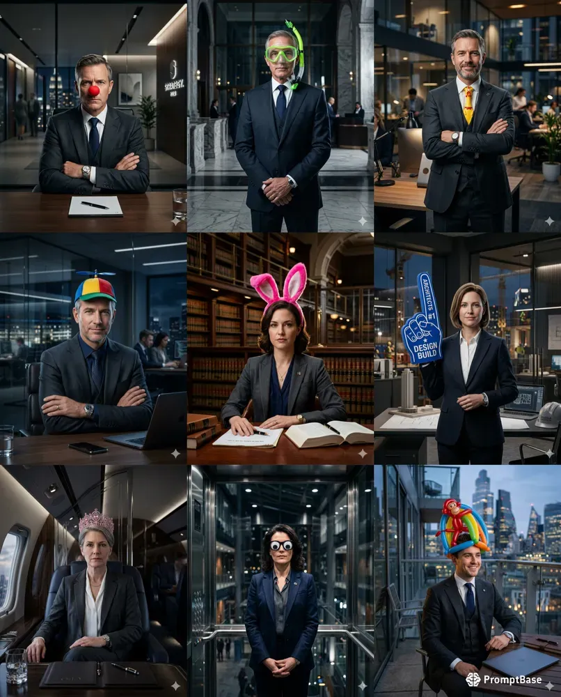 Professional Executive Prank Stock Art