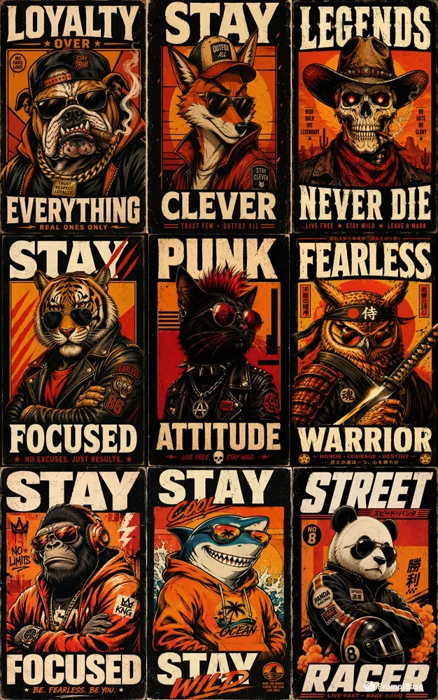 Retro Cool Posters