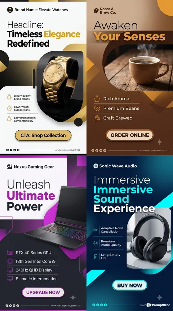 Premium Ad Poster Designs