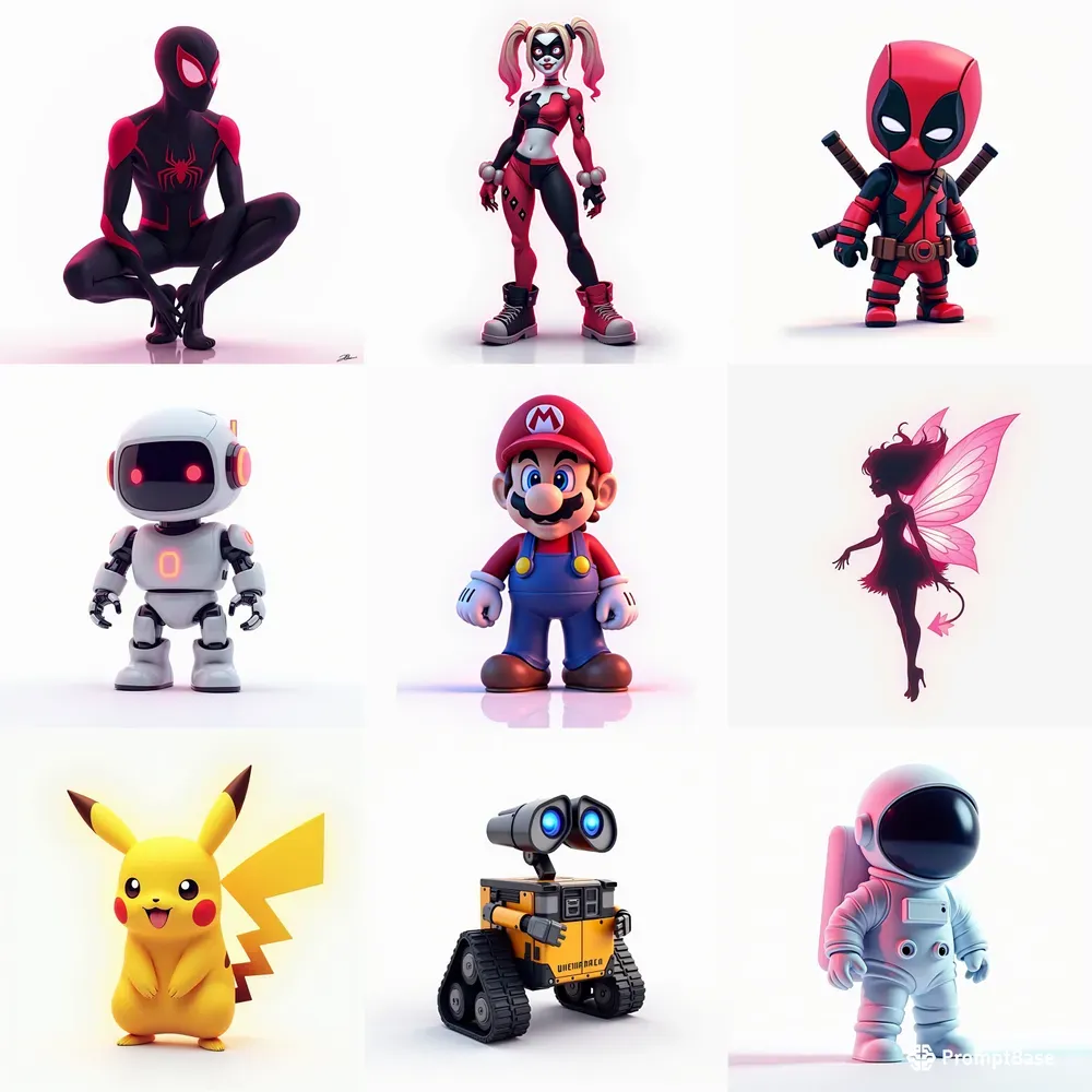 Cute Stylized Characters Vectorized Style