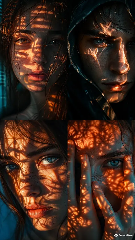 Cinematic Dualtone Macro Faces