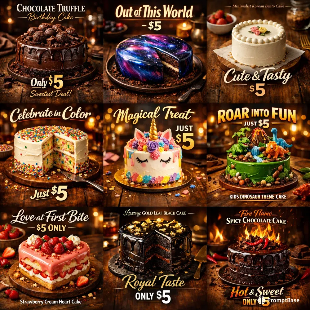 Birthday Cake Ads