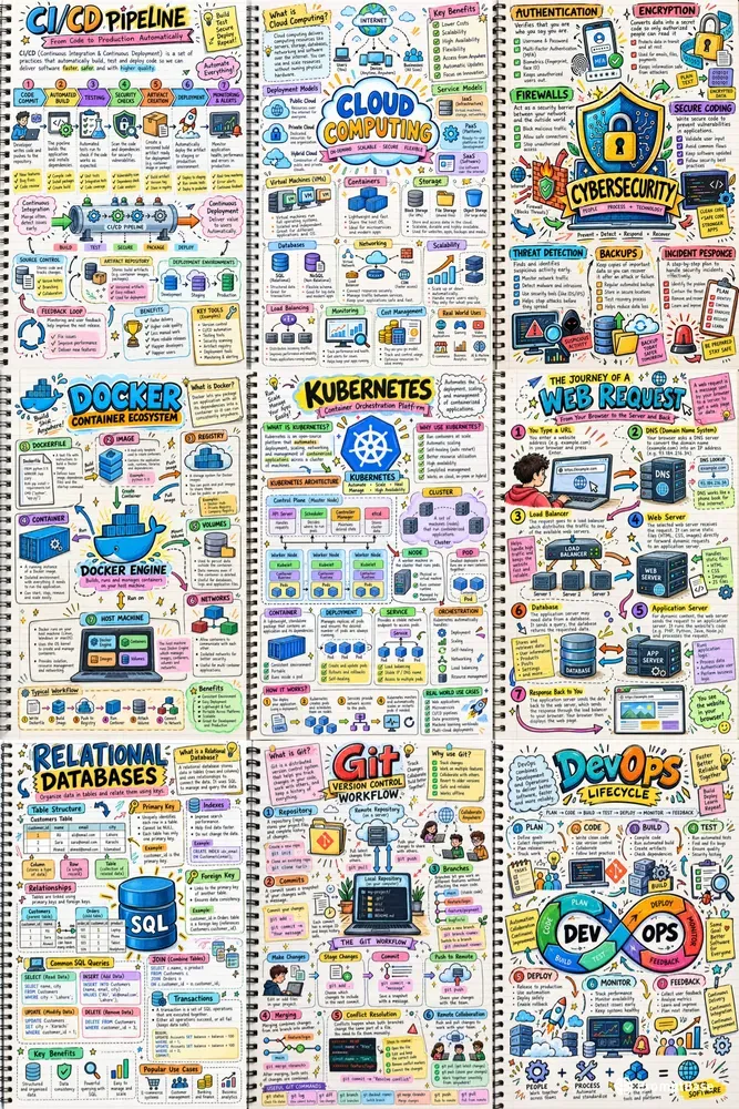 Handdrawn Tech Study Notes