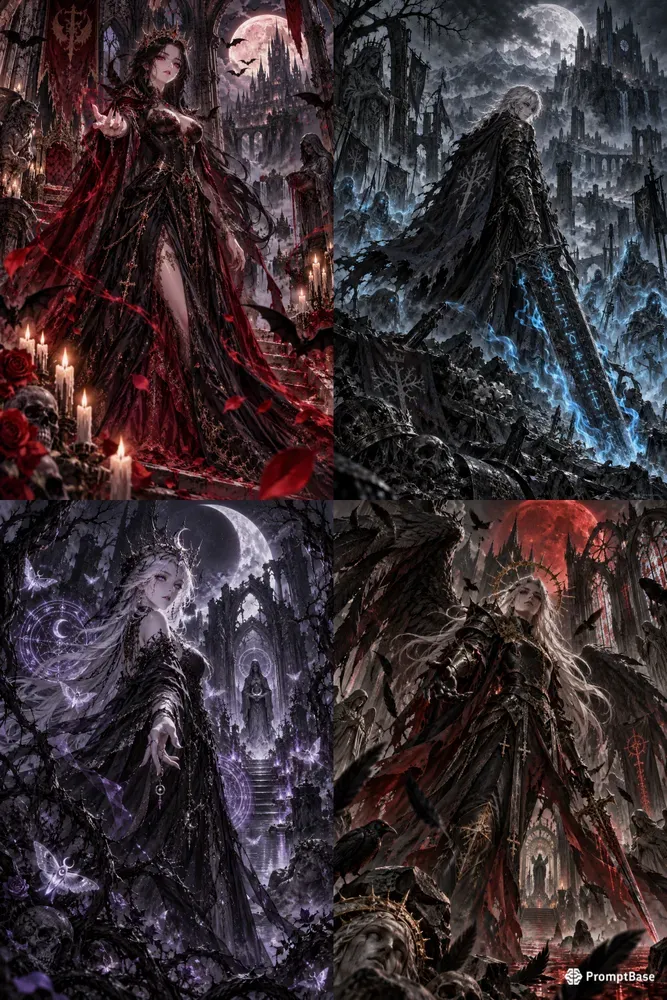 Dark Fantasy Anime Wall Posters
