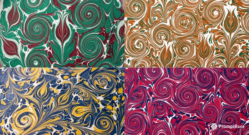 Turkish Ebru Marbling Art Pros