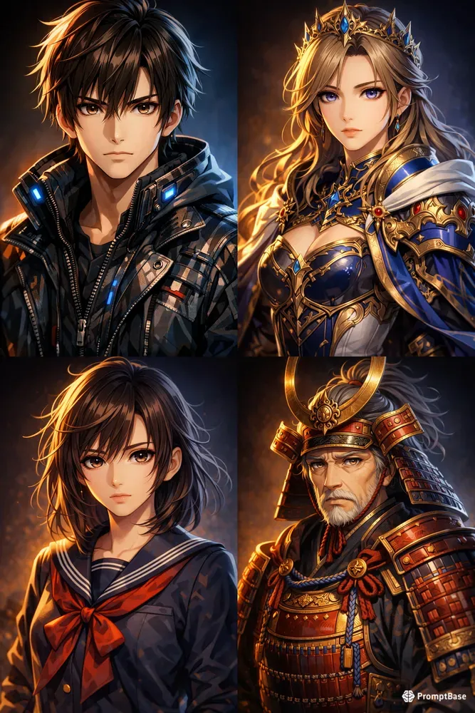 Ultradetailed Anime Character Generator