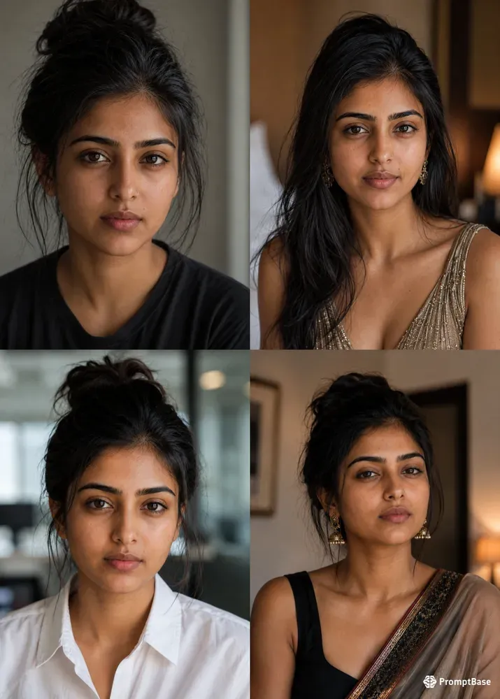 Realistic Same Face Models Any Outfits