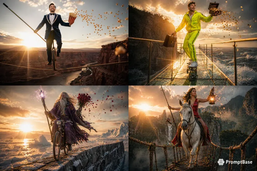 Surreal Cinematic Golden Hour Epic Shots
