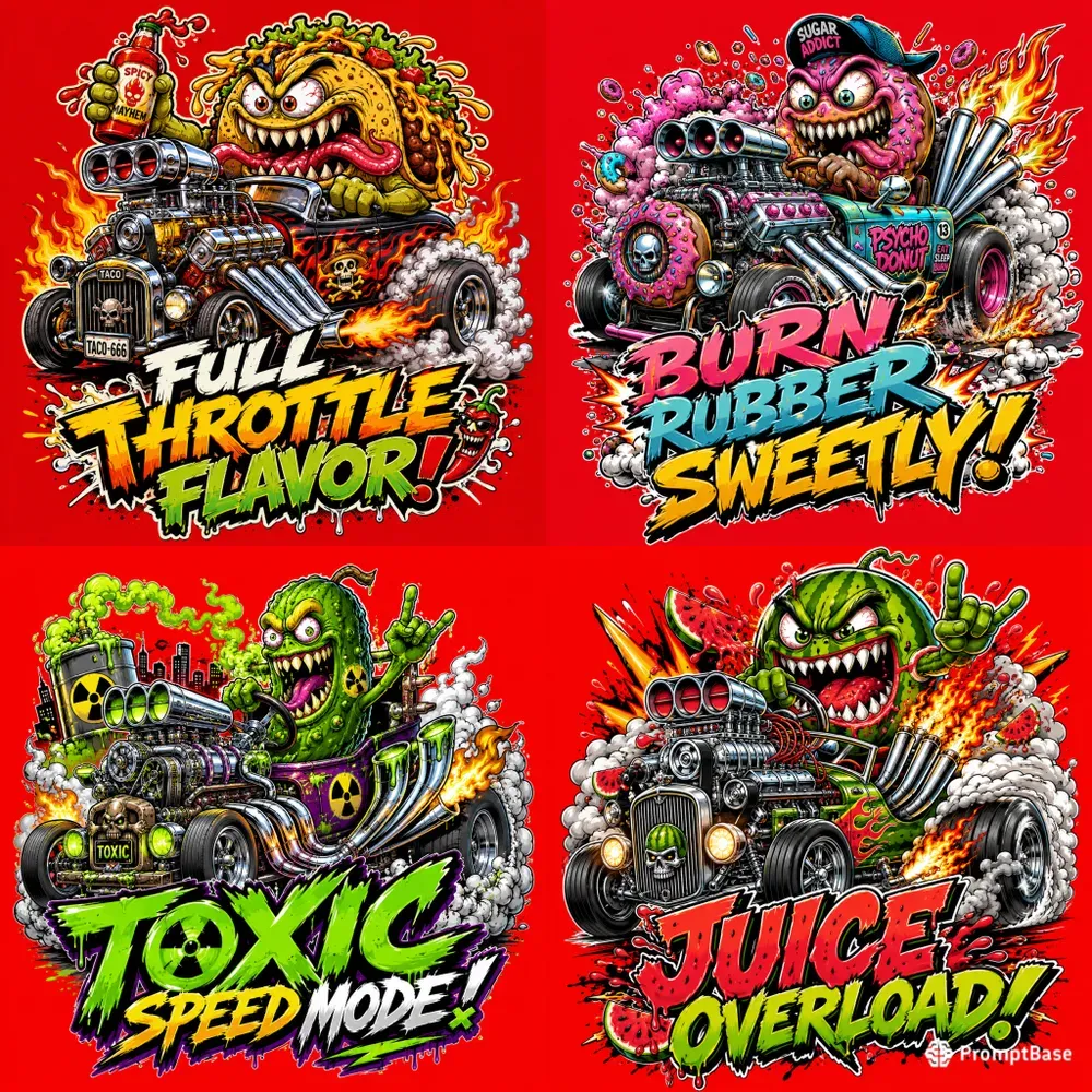 Monster Engine Mayhem Tshirts