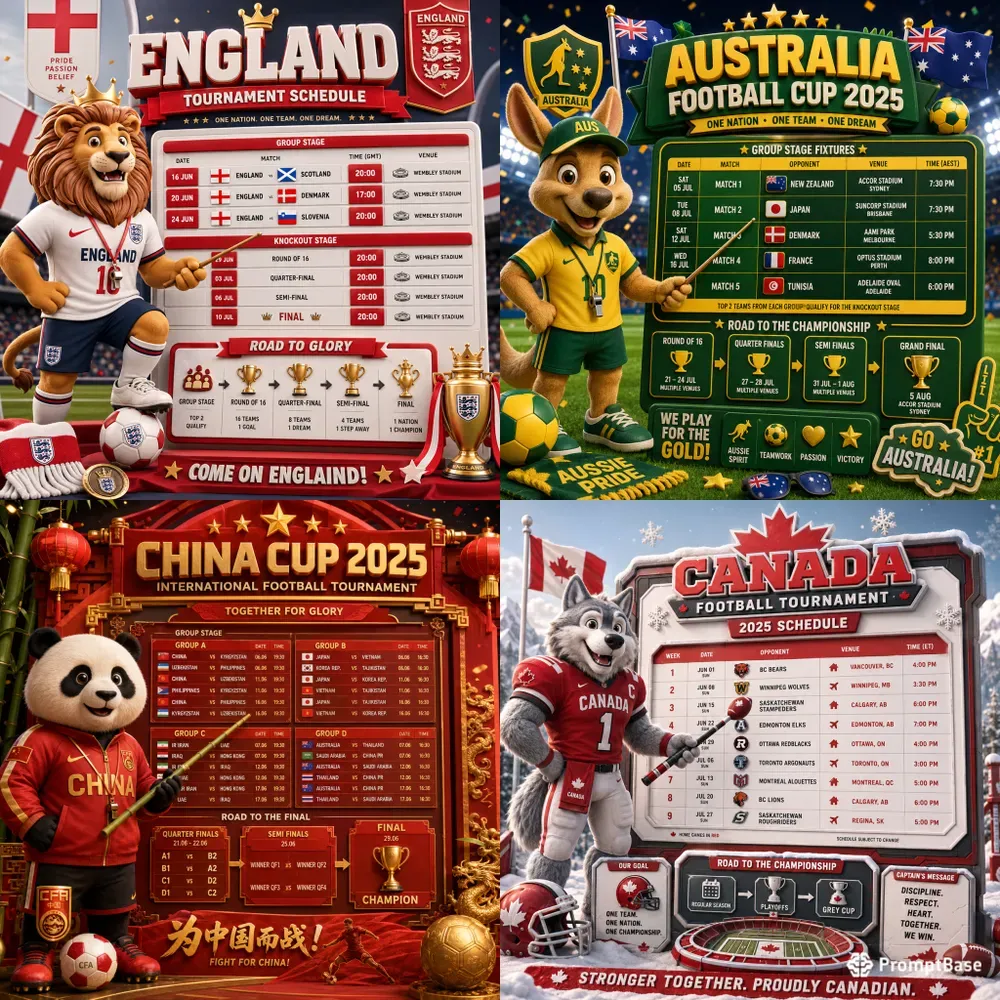 Mascot Sports Schedule Creators