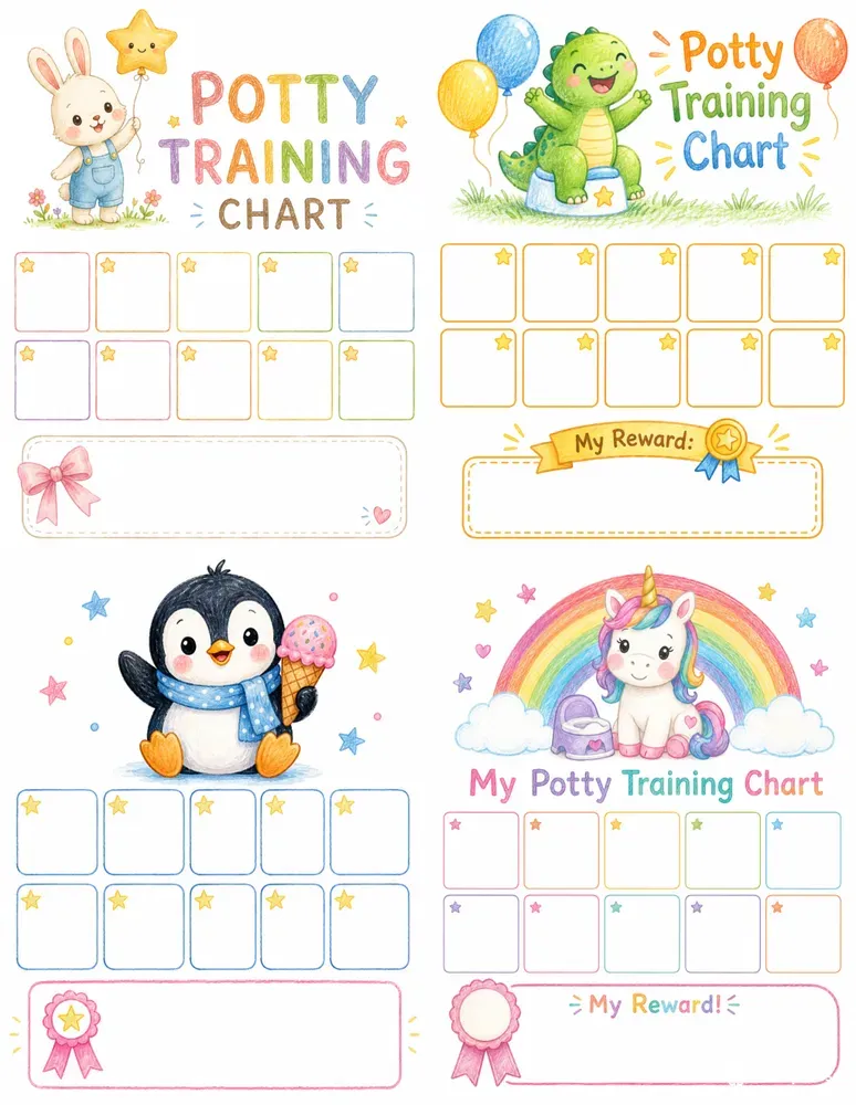 Potty Training Charts
