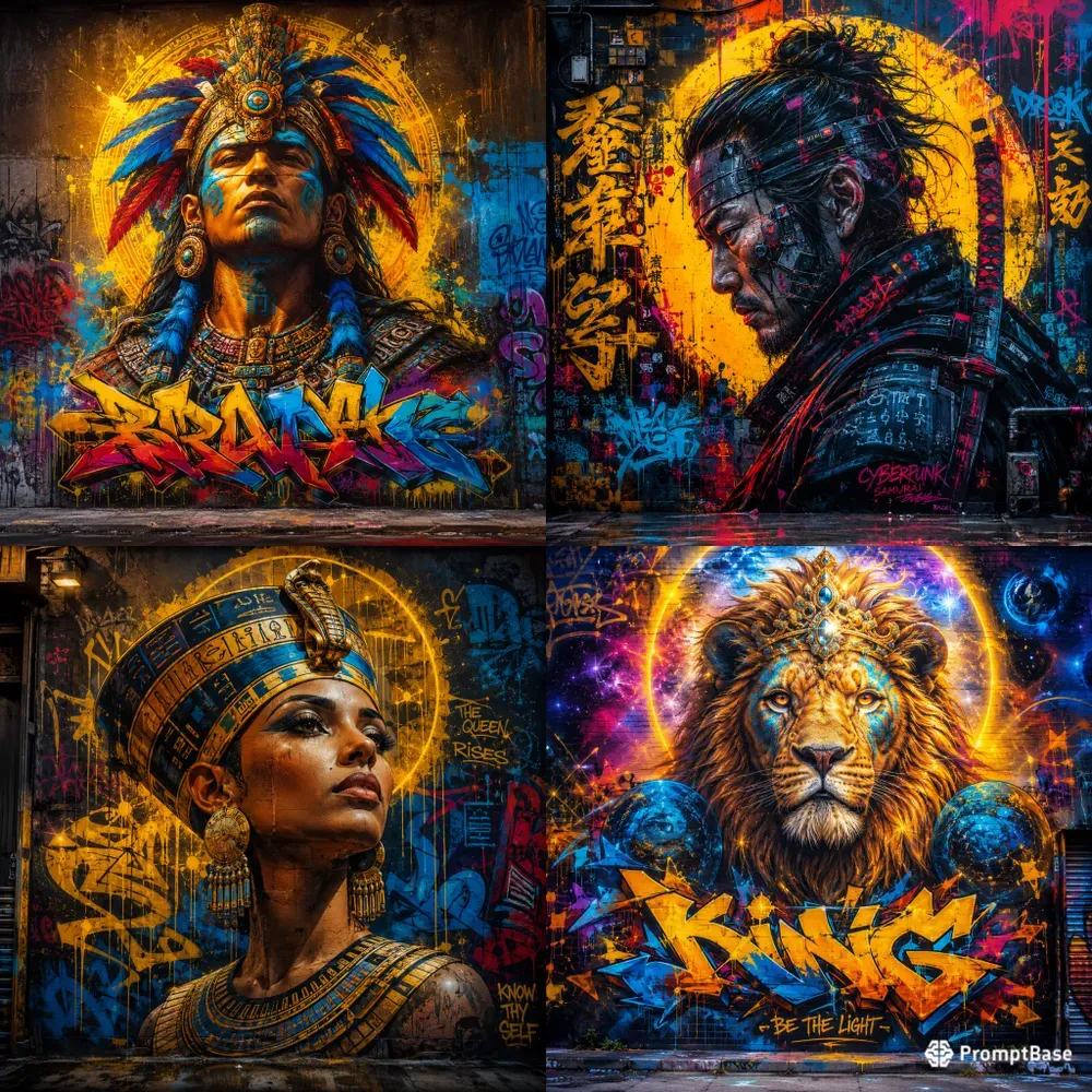 Neon Graffiti Legends Collections