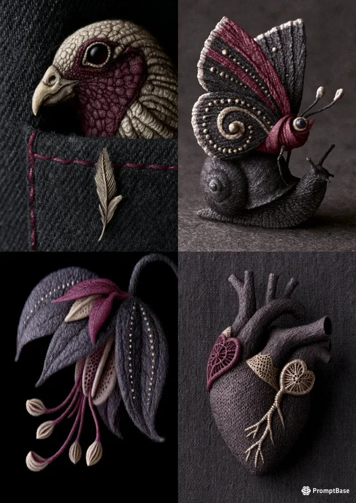 Poetic Tactile Illustrations