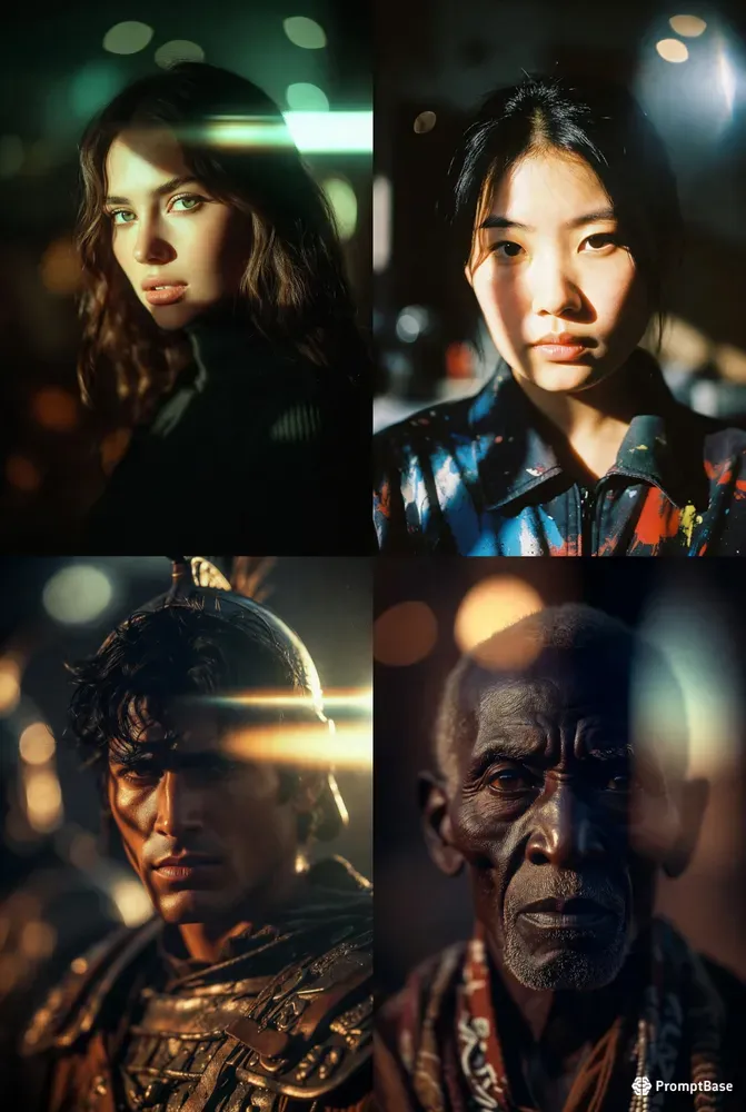 Cinematic Portrait Photography Generator