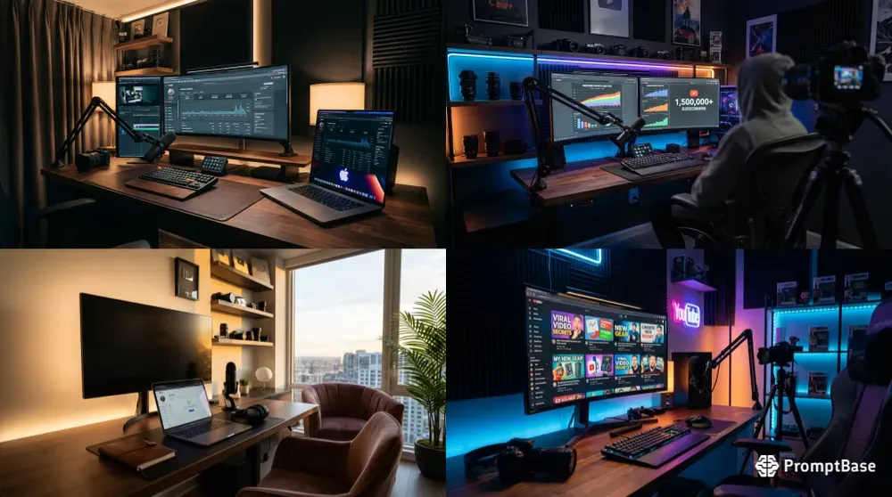 YouTube Automation Cinematic Workspace Ps