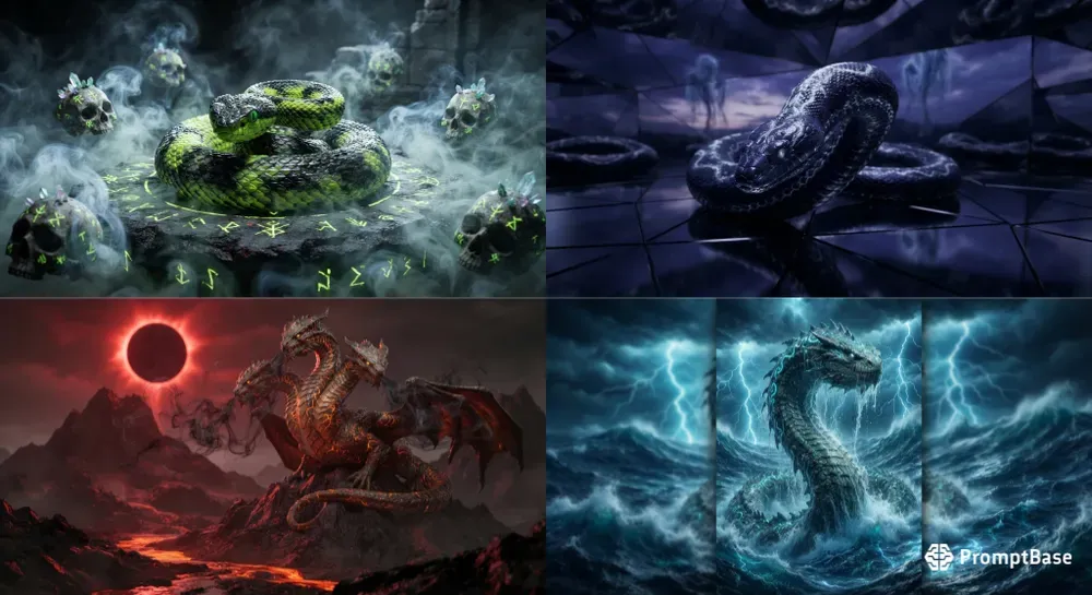 Mythic Serpent Art