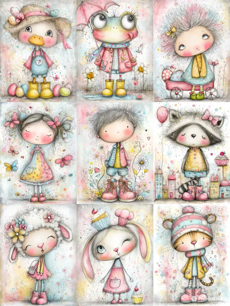 Spring Easter Cottagecore Junk Journals