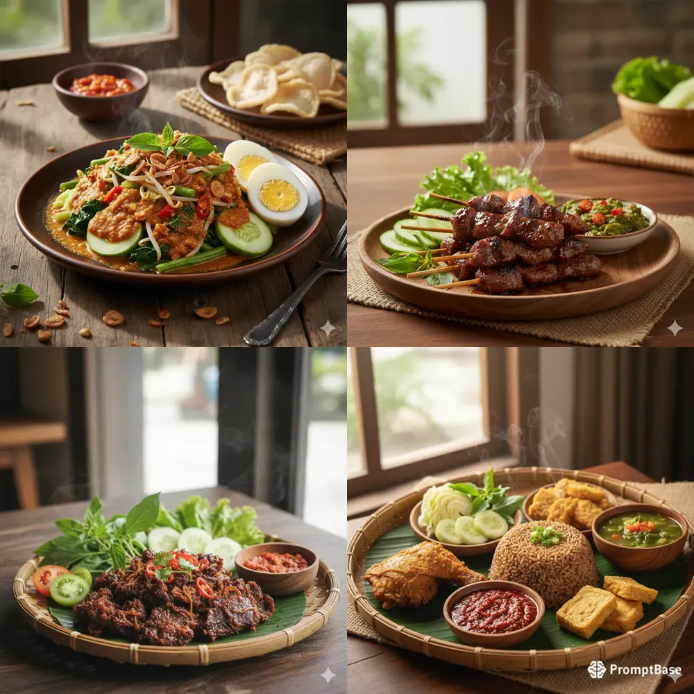 Sunda Dishes Stock Photos