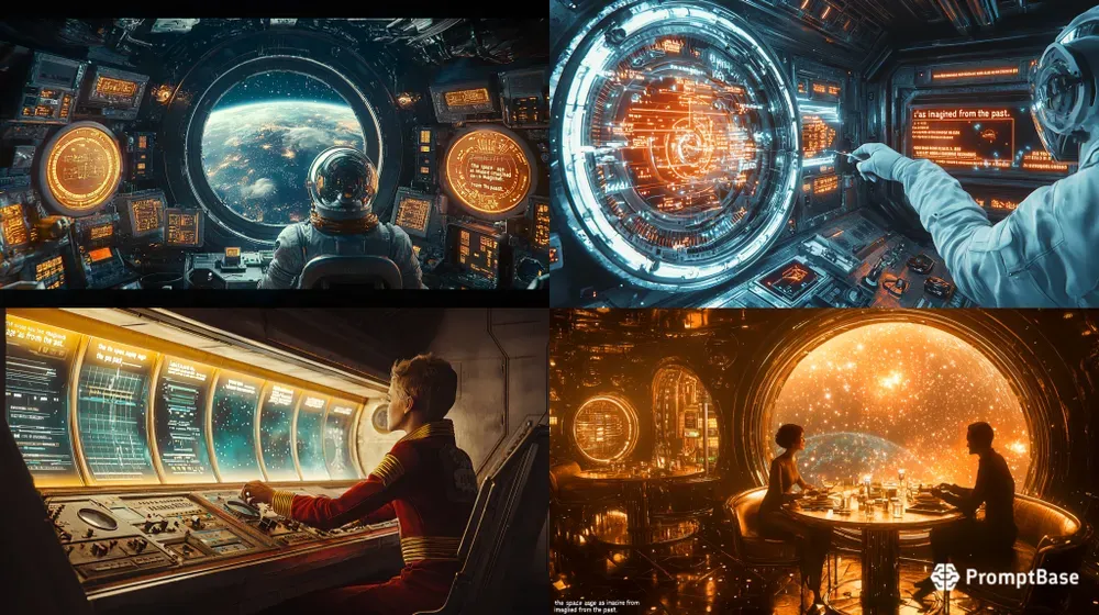 Retro Space Station Cinematics 1