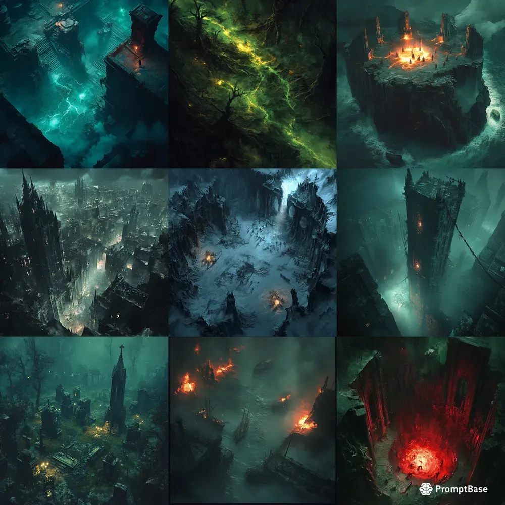 Ominous Gothic Worldscapes