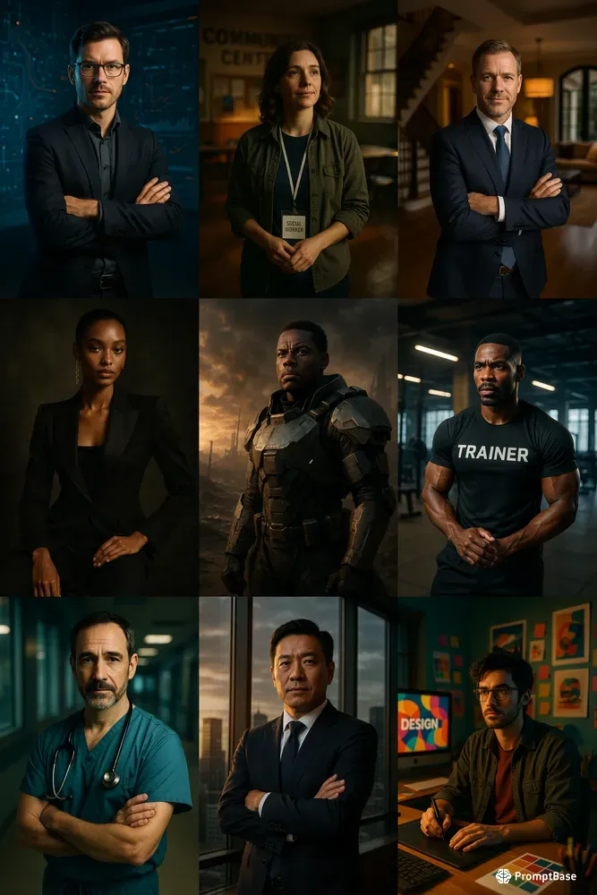 Cinematic Character Portrait Generators