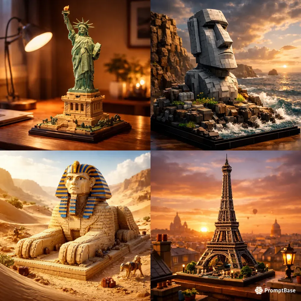 Lego Landmark Diorama Cinematic Builds