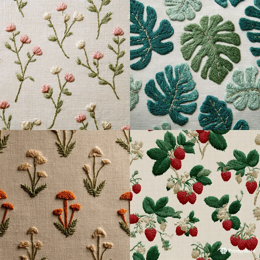Embroidered Pattern Designs