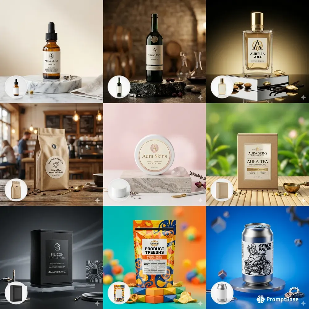 Brand Product Mockup Photo Generator